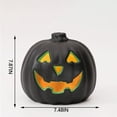 thumbnail image 3 of Large Lighted Halloween Pumpkins, Halloween Jack-O-Lantern, Plastic Pumpkin Lantern for Thanksgiving, Halloween Pumpkins Decoration for Indoor Outdoor, 3 of 7