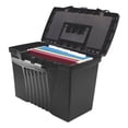 thumbnail image 6 of Portable Letter/legal Filebox With Organizer Lid, Letter/legal Files, 14.5" X 10.5" X 12", Black | Bundle of 10 Each, 6 of 8