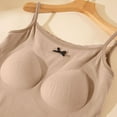 thumbnail image 4 of fatyb Built in Bra Tank Tops for Women Sleeveless Padded Camisole Shirts Spaghetti Strap Cami Shirts, 4 of 5