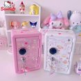 thumbnail image 2 of Diy Cartoon Sanrio Kuromi Safe Mini Hello Kitty Storage Box Kawaii Cinnamoroll Desktop Locked Piggy Bank Child Toy Festival Gift, 2 of 28