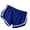 Blue, variant on Women Shorts Casual Color Block Workout Waistband Skinny