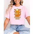 thumbnail image 5 of Pumpurr Spice Shirt Cute Halloween Cat Pumpkin Latte Costume Fall Coffee Lover Graphic Tee Funny Autumn Kitty PSL T-shirt for Women, 5 of 5