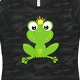 thumbnail image 4 of Inktastic Cute Frog, Green Frog, Crown, Frog Prince Women's T-Shirt, 4 of 5