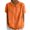 Orange, variant on Timegard Womens Tops Eyelet Lapel Neck Back Button Short Sleeve Comfy Blouse Dressy Casual Tee Tops