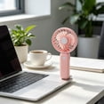 thumbnail image 7 of Lenkho Stylish Portable Handheld Fan, USB Rechargeable Mini Fan with Adjustable Speeds, Quiet Personal Fan, Perfect for Daily Use, Office, School, Outdoor, 7 of 7
