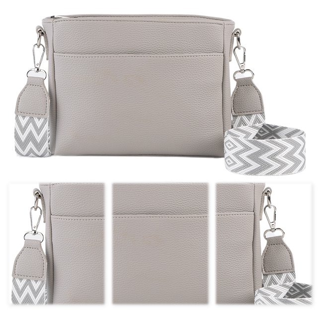 Bolso Mano para Mujer Con Correa Ancha Ajustable Piel Sintética
