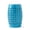 Blue, variant on GZXS Side Table, Outdoor Iron Drum Accent Table with Geometric Cutout Pattern, Weather-Resistant End Table for Patio, Garden or Living Room, 12.25"Dia x 17.75"H, Blue