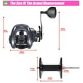 thumbnail image 5 of QccHieUs 6.4:1 Gear Ratio Baitcaster Fishing Reel for Beginners to Pros 15kg Max Drag Right Hand, 5 of 5