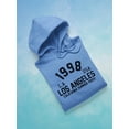 thumbnail image 3 of 1998 Los Angeles Usa Hoodie Women -Image by Shutterstock, Female x-Large, 3 of 4