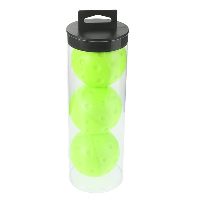 ELAYARD 1Set Soft Indoor Pickleball Balls Quiet Practice Noise Reducing Pickleball Training Assorted Color
