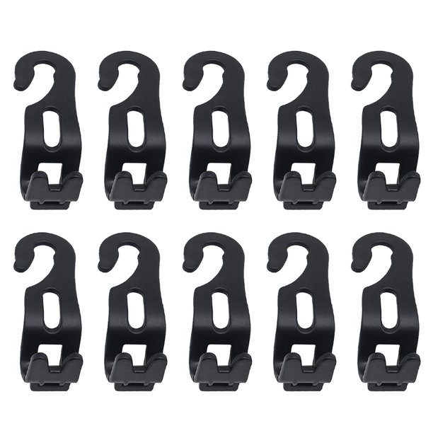 10pcs ganchos multifunción AUTOMÁTICO AUTOMÁTICO UMBRIES SOBRIES SOBRIES HOJA DE ASIENTO DE PERSONAS