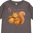 thumbnail image 4 of Inktastic S is for Squirrel Boys or Girls Long Sleeve Toddler T-Shirt, 4 of 5
