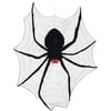 Puffy Mesh Halloween Spider on Web, 16" x 18"