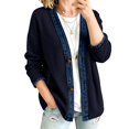 thumbnail image 2 of Waffle Cardigan for Women Lightweight Button Down V Neck Knit Jackets Coat Fashion Long Sleeve Open Front Cardigan, 2 of 6
