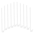 thumbnail image 4 of WEUVEB 20 Pcs Mât de Drapeau de Voiture Compact Blanc en Plastique avec Angle Réglable et Clip pour Usage Extérieur, 4 of 8
