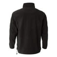 thumbnail image 2 of Sierra Pacific - Unisex Microfleece Quarter-Zip Pullover - 3351 - Onyx Black, 2 of 4