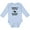 AE-Light Blue, variant on Daddy Future Hunting Buddy Boys or Girls Long Sleeve Baby Bodysuit