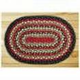 thumbnail image 2 of Earth Rugs 52-PM338 Burgundy-Olive-Charcoal Placemat, 2 of 2