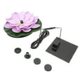 thumbnail image 5 of Purple Solar Powered Water Lily Fountain for Garden Decoration Plastic 1 Set, 5 of 6