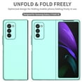thumbnail image 3 of ELEHOLD Matte Case for Samsung Galaxy Z Fold 2,Solid Color Anti-Scratch Ultra Slim Lightweight Case Shockproof Protective Cover for Samsung Z Fold 2,Skyblue, 3 of 7