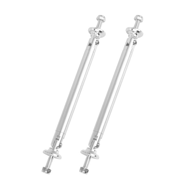 Unique Bargains 2Pcs Car 100mm Universal Adjustable Front Bumper Lever Support Strut Rod