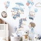 thumbnail image 1 of Vinil Decorativo Infantil Unicornio Conejo Globos Princesa Dara Baby VinDe262, 1 of 5