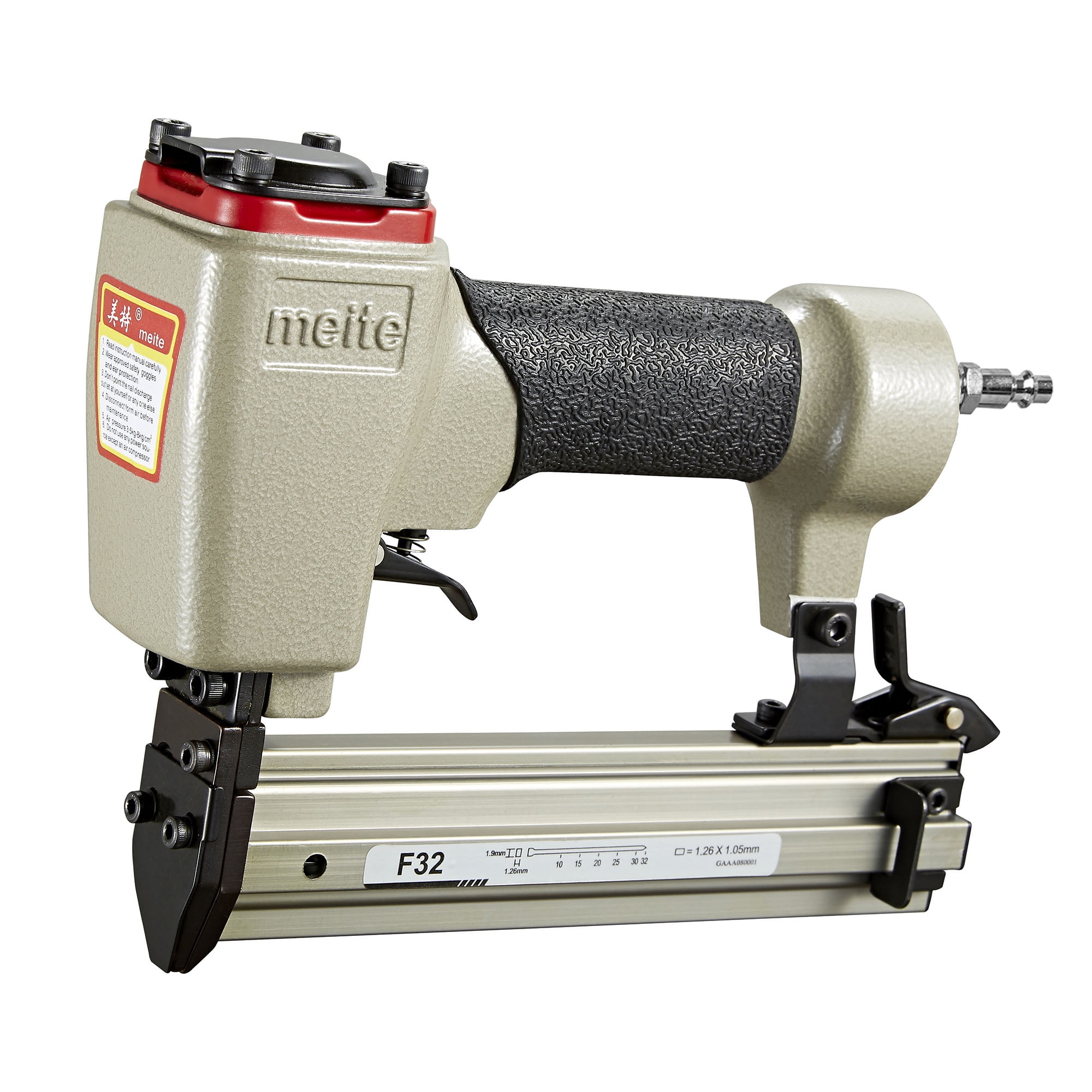 meite F32 Brad Nailer 18 Gauge 3/8" to 11/4" Pneumatic Brad Nail Guns