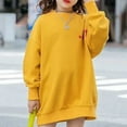 thumbnail image 6 of Edvintorg 4-16Years Girls Sweatshirt Fashion Letter Print Long Sleevele Comfy Crewneck Sweatshirts Casual Loose Pullover Sweatshirts Sportswear Teenage Girls Clothing, 6 of 6
