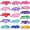 Multi, variant on 16 PCS Cute Cat Collars Breakaway with Bell for Boy Cats and Girl Cats Gifts