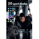thumbnail image 2 of Reloj inteligente resistente al agua para hombres, reloj deportivo con pantalla táctil de 1,69 pulgadas, compatible con Android iOS, 2 of 5
