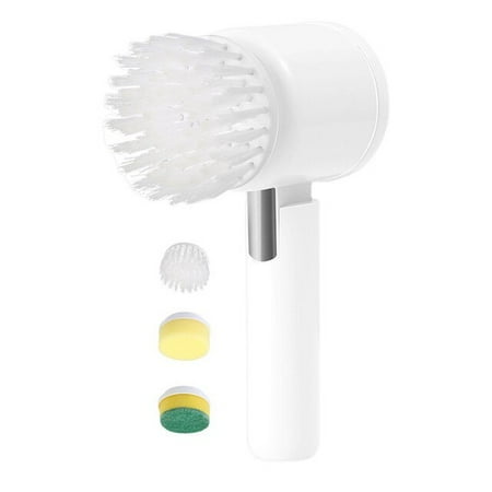 

Scrubber Handheld Cordless Motorized Scrubber For Bathroom Cleaning Brush With 3 Shower Cleaning Brush Heads