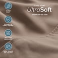 thumbnail image 4 of Bare Home Luxury Bed Sheet Set - Premium 1800 Collection - 4 Piece - Twin-XL, Taupe, 4 of 9