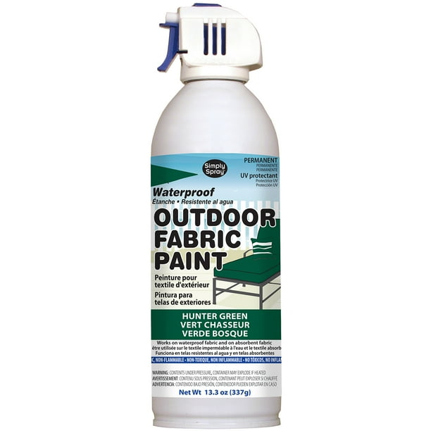 Outdoor Spray Fabric Paint 13.3ozHunter Green