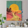 thumbnail image 4 of UXIEQU Walking Figure Path Canvas Wall Art Print 15.75x11.81 Inches, 4 of 8