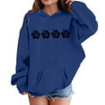 thumbnail image 1 of Liyamei Chandails à Capuchon et Chandails Molletonnés pour Filles pour l'Hiver, Tenue Décontractée, Col Rond, Chandail à Enfiler à Imprimé de Lettres pour Enfants de 2 à 13 Ans, Activités Extérieures et Confort Quotidien, 3-4 Ans, 1 of 3