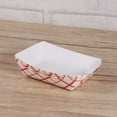 thumbnail image 3 of EeaseCA 50pcs Waterproof Oilproof Burger Box Disposable Paper Food Serving Tray Coating Snack Open Box Portable Fries Chicken Case, 3 of 8