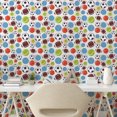 thumbnail image 3 of Ambesonne Sport Peel & Stick Wallpaper for Home, Basketball and Football, 13"x100", Multicolor, 3 of 6
