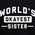 thumbnail image 3 of CafePress - World's Okayest Sister - Pullover Hoodie, Classic & Comfortable Hooded Sweatshirt, 3 of 4