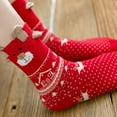 thumbnail image 5 of EnJoCho Clearance Fuzzy Christmas Socks Christmas Women Cotton Socks Multi-Color Women's Winter Socks Adult Xmas Winter Themed Charming Socks Heated Socks Bulk Red Green Cute&Fun, 5 of 6