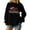 Black, variant on JFGHDG Christmas Sweatshirts Womens Long Sleeve Tops Womens Sweatshirt Blouses for Women Christmas Hoodie Sweatshirts for Women Trendy Black L