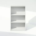 thumbnail image 4 of Furinno Reed 3-Tier Multipurpose Adjustable Shelf Clothing & Closet Storage Organization, White, 4 of 6