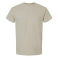 thumbnail image 5 of Gildan Men’s Short Sleeve Crew T-Shirt of 100 Ultra Cotton - Soft, Classic Fit Tee - Sand, 3XL, 5 of 5