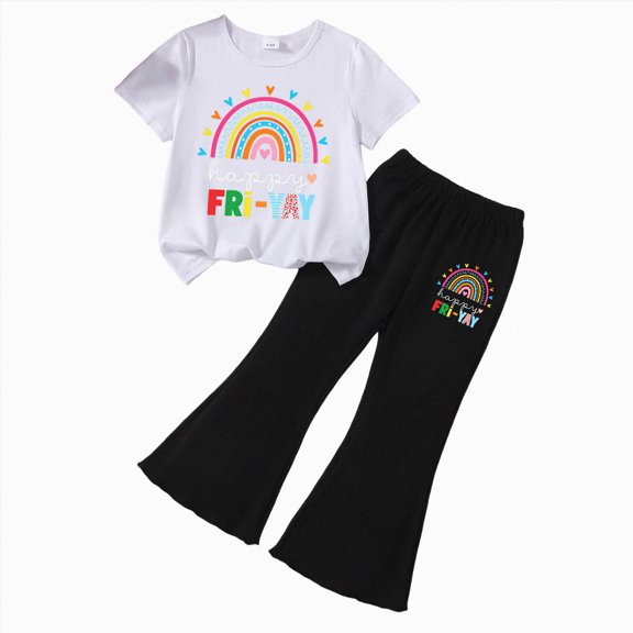 HCNTES 2nd Birthday Shirt Toddler Boy Girl Two Year Old Birthday Outfit Short Sleeve Cotton T Shirt Clothes(A,6-7 Years)