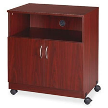 

Mobile Machine Stand with Shelf 28 in. x 19.75 in. x 30.5 in. Mahogany