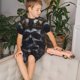 thumbnail image 4 of Balery Royal Skull With Golden Crown Conjunto de Pijama Infantil de Manga Corta con Estampado – Ropa de Dormir de Algodón Suave-4X-Large, 4 of 6