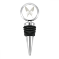 thumbnail image 1 of White  Origa  Pattern Bottle Stopper Stainless Steel Rubber Reusable, 1 of 4