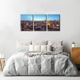 thumbnail image 4 of 3 Panels Canvas Prints Wall Art Tokyo Tower Modern Wall Decor Japan Cityscape Modern Home Decor Panoramic Skyline Wall Posters and Prints Stretch and Framed Ready to Hang - 12" x 16" x 3, 4 of 6