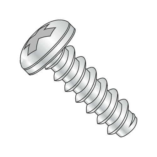 #6-20 x 5/16" Type B Self-Tapping Screws / Phillips / Pan Head / Steel / Zinc Plating (Quantity: 20000 pcs)