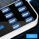 thumbnail image 3 of 8 Ports USB Mobile Phone Chargers 12-24V Car Charging Station Hub Adapter Sywqhk Para estrenar, 3 of 3