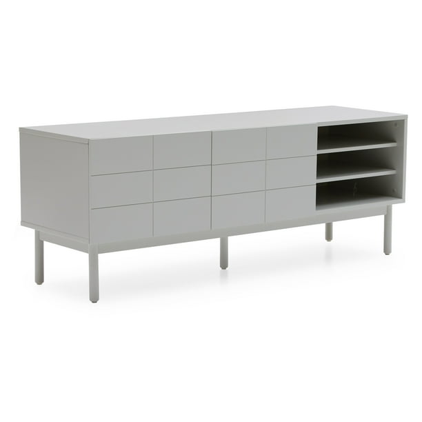 Modrn Scandinavian Link Two Door Tv Stand For Tvs Up To 60 Walmart Com Walmart Com